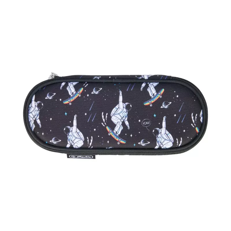 Herlitz Space Skater mīkstais penālis, poliesters, tumši zils/balts