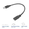 USB adapteris ACT AC7460 USB A vīrišķais uz 24 kontaktu USB‑C sievišķo, 20 cm, 5 Gbps