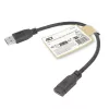 USB adapteris ACT AC7460 USB A vīrišķais uz 24 kontaktu USB‑C sievišķo, 20 cm, 5 Gbps