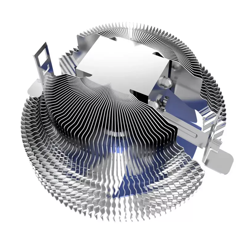 Dzesēšanas komplekts PCCOOLER E90 CPU dzesētājs, top-blow, 8 cm, 1000-2000 RPM, hidro gultnis, zils