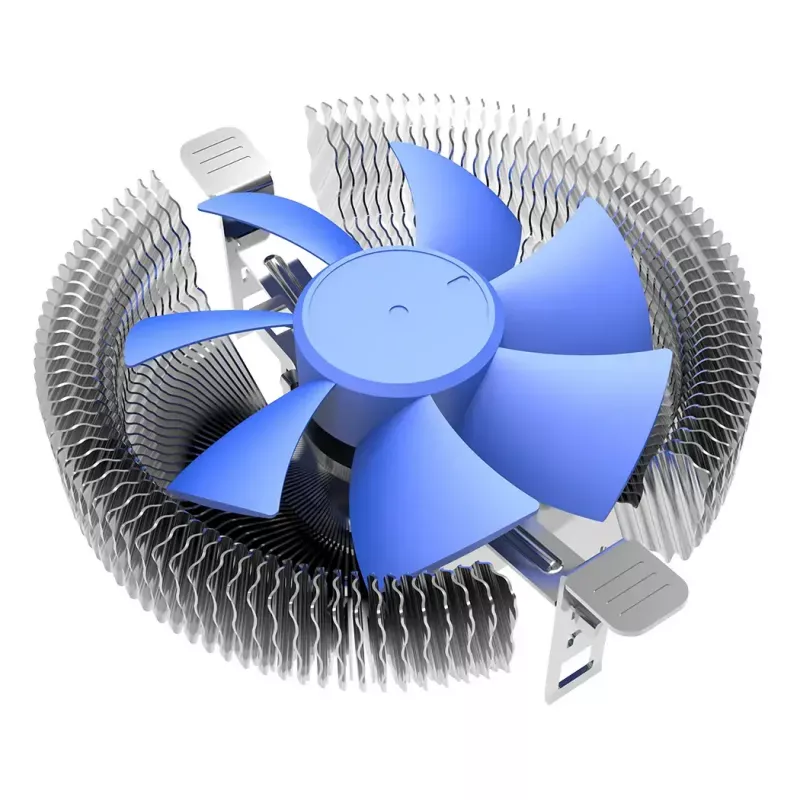 Dzesēšanas komplekts PCCOOLER E90 CPU dzesētājs, top-blow, 8 cm, 1000-2000 RPM, hidro gultnis, zils