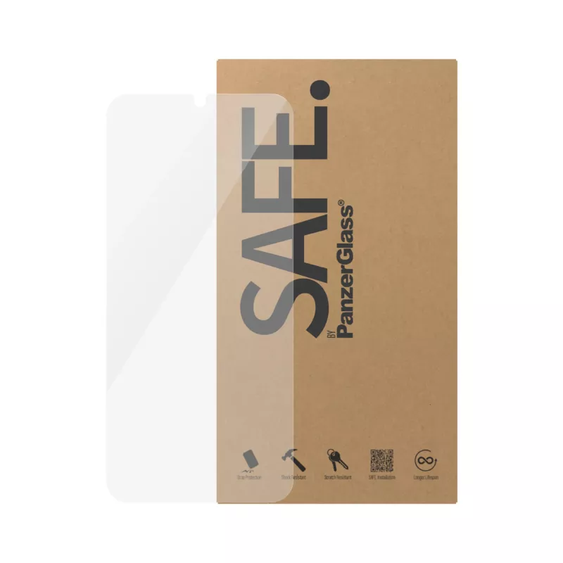 PanzerGlass SAFE. ® Ekrāna aizsargs Samsung Galaxy A25 5G Ultra-Wide Fit, izturīgs pret skrāpējumiem un triecieniem