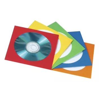 Hama 00078362 papīra uzglabāšanas maciņš diskam, 100 iep., dažādas krāsas