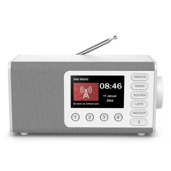 Personālais radio Hama DR1001 DAB DAB+ FM digitālais uztvērējs 5W