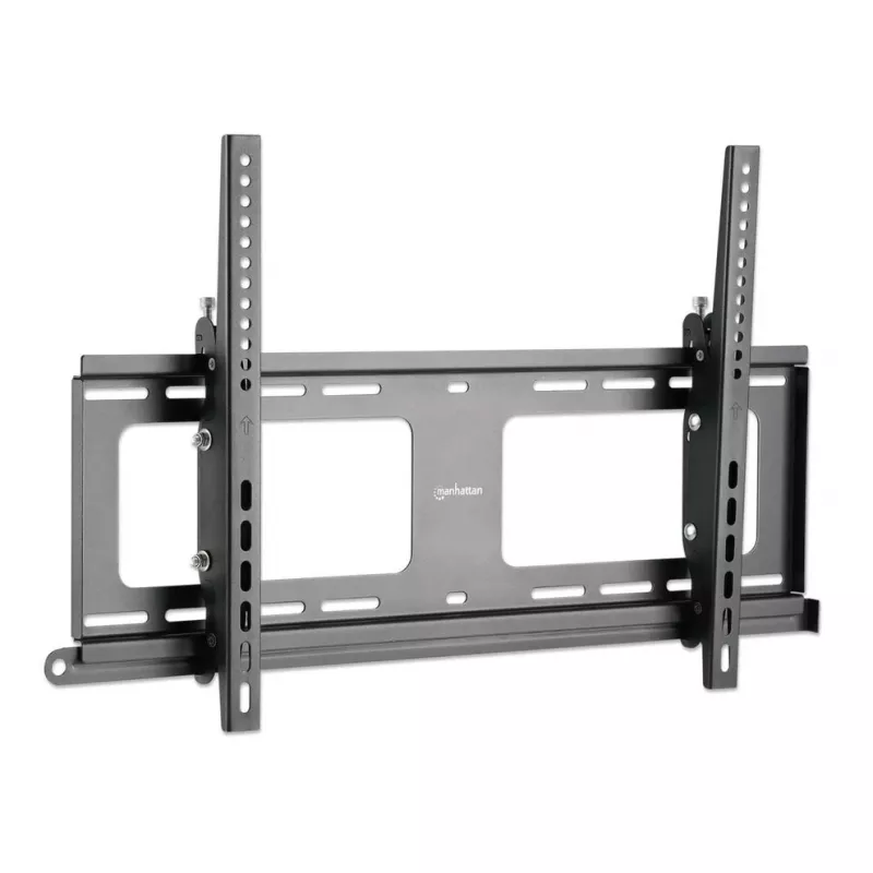 Manhattan āra sienas stiprinājums televizoriem un monitoriem (sasverams, pretzādzību), 37 inch-65 inch, VESA 200x200-600x400mm, līdz 80kg, slēdzams