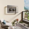 Manhattan āra sienas stiprinājums televizoriem un monitoriem (sasverams, pretzādzību), 37 inch-65 inch, VESA 200x200-600x400mm, līdz 80kg, slēdzams