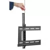 Manhattan āra sienas stiprinājums televizoriem un monitoriem (sasverams, pretzādzību), 37 inch-65 inch, VESA 200x200-600x400mm, līdz 80kg, slēdzams