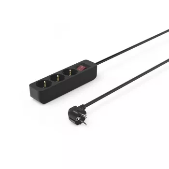 Hama 00223013 pagarinātājs 1.4 m 3 kontaktligzdas Iekštelpām Melns