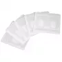 Hama pašlīmējošās SD kabatiņas, 5 iepakojumā, MMC, SD, 2 kartes, polipropilēns (PP), caurspīdīgas, balta, 75 mm, 70 mm