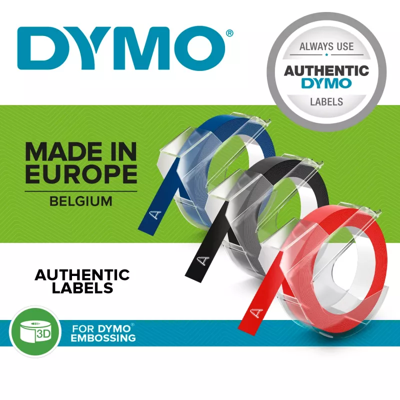DYMO ® JUNIOR Embosser, Zils, Zaļš
