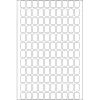Daudzfunkciju uzlīmes HERMA 8x12 mm balts papīrs matēts roku rakstīšanai 3840 gab.