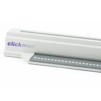 GBC ClickBind ClickMan Manuāls brošētājs, 145 lapas, pelēks/balts