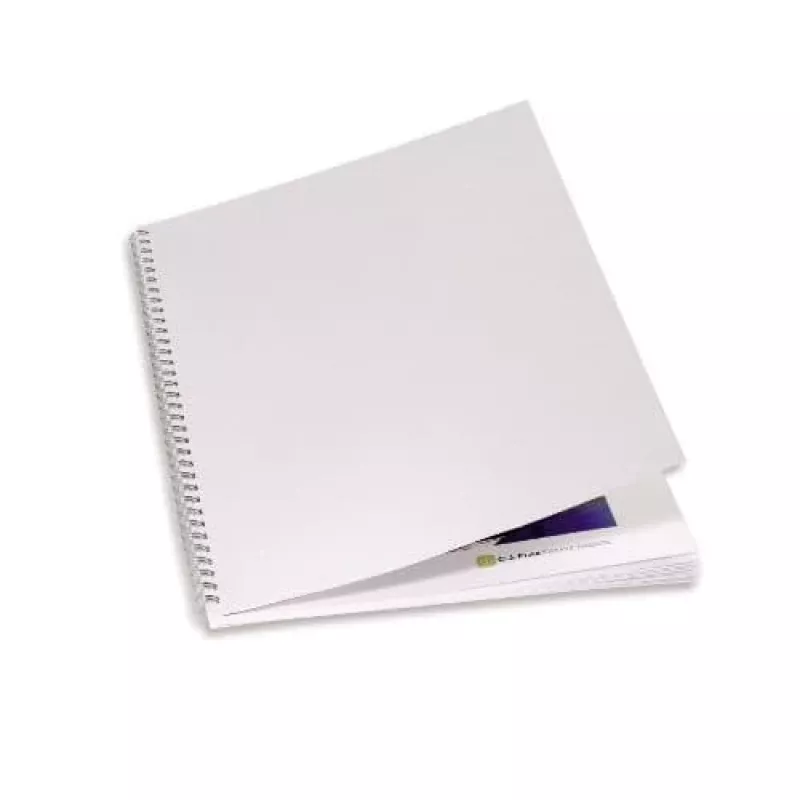 GBC LinenWeave sējuma vāki 250gsm A4 balti (100)