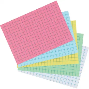 Indeksu kartītes Herlitz 10901452 Zaļa 100 gab. Rūtotais papīrs 170 g/m²
