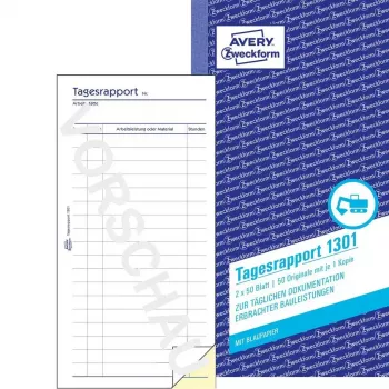 Grāmatvedības grāmata AVERY 1301, 50 lapas, 2 gab. iepakojumā