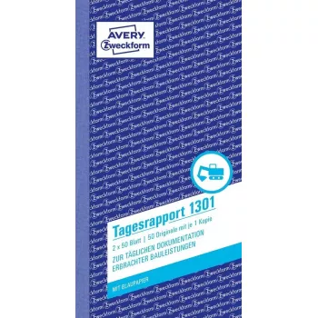 Grāmatvedības grāmata AVERY 1301, 50 lapas, 2 gab. iepakojumā