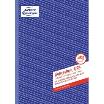 Grāmatvedības uzskaites grāmata A4 Avery 1724