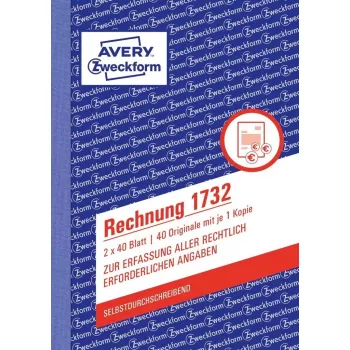 Grāmatvedības veidlapa A6 Avery 1732