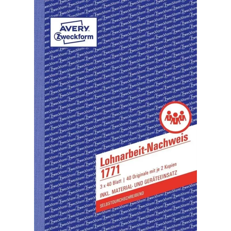 Biznesa veidlapa Avery 1771