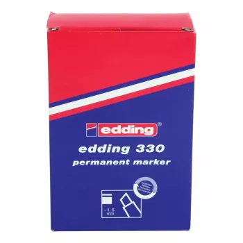 Pastāvīgais marķieris Edding OFC-ED330BK, melns, ar slīpo galu