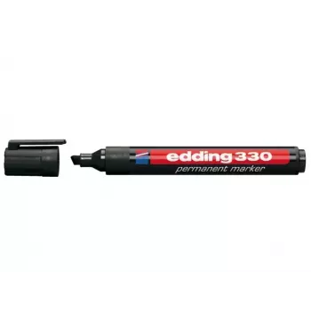 Pastāvīgais marķieris Edding OFC-ED330BK, melns, ar slīpo galu