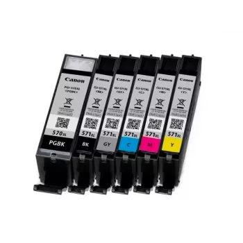 Canon CLI-571BK XL oriģinālā tintes kasetne 1 gab. Augstas (XL) ietilpības melna