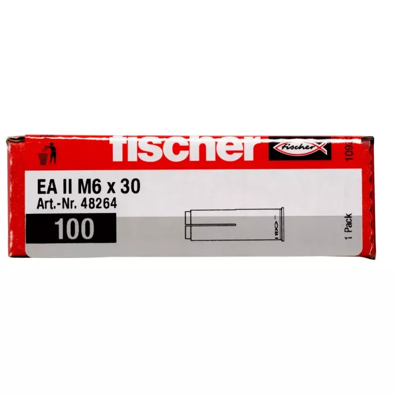 Enkurs Fischer EA II M6 100 gab. 30 mm