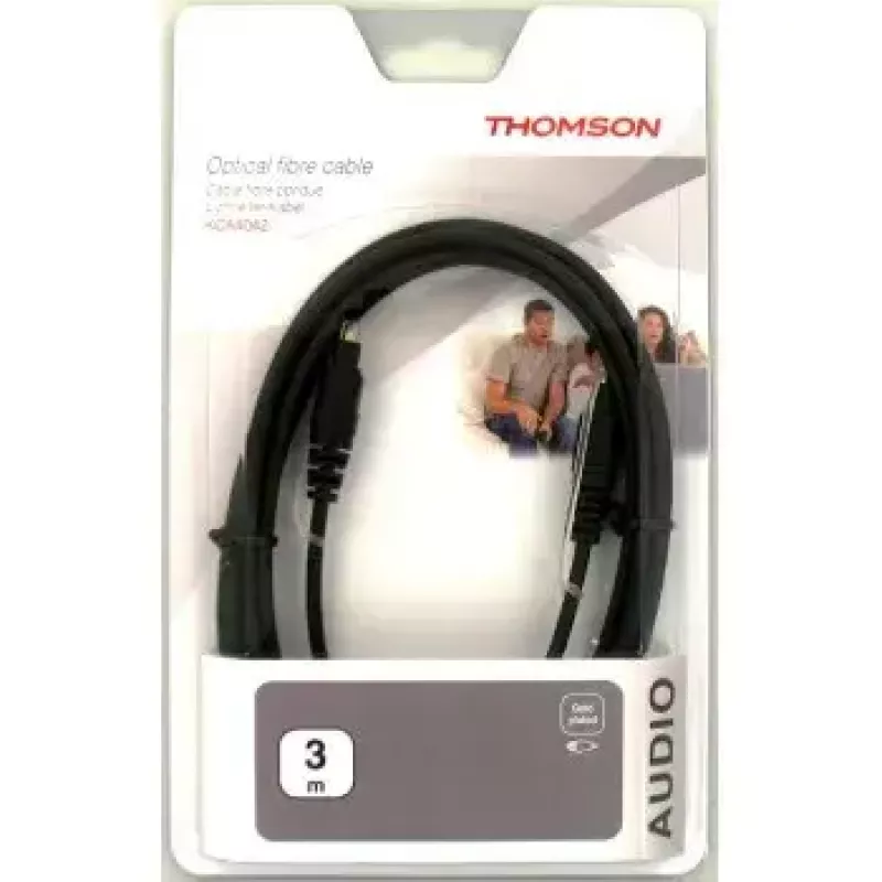 Audio kabelis Thomson 00132137 3m TOSLINK Melns