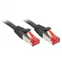 Lindy Cat6 S/FTP tīkla kabelis, 1 m, melns