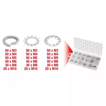 Starpliku komplekts KS Tools 970.0240 (720 gab.)