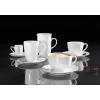 R&B BIANCO White Cappuccino kafijas krūze Single Snap 0.3L