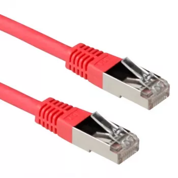 ACT Red 7 m LSZH SFTP CAT6A griezuma kabelis ar RJ45 savienotājiem