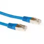 ACT Blue 7 metru LSZH SFTP CAT6A savienojuma kabelis ar RJ45 savienotājiem