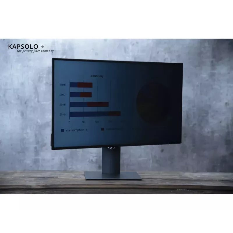 Kapsolo KAP10755 Privātuma filtrs 55,88 cm (22 inch) 16:10 monitoram — 2-virzienu, 30° skata leņķis, 3H cietība, 68% gaismas caurlaidība