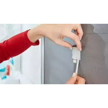 Āķis dvieļiem TESA 59785-00000 Iekštelpām Nerūsējošais tērauds Balts