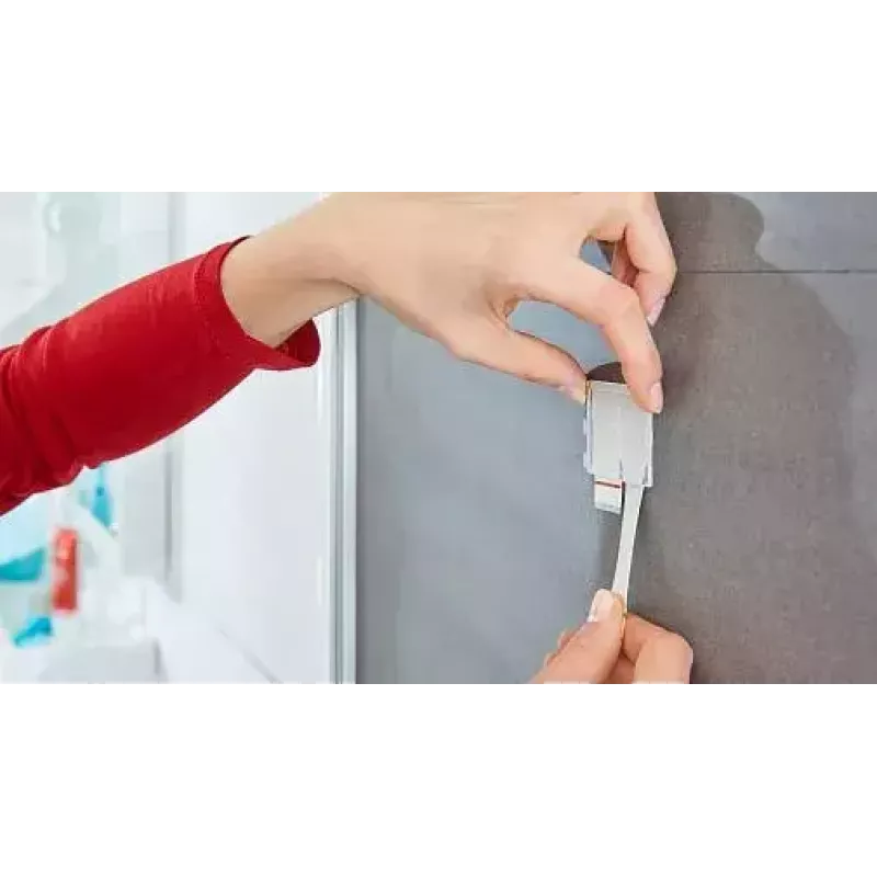 Āķis dvieļiem TESA 59785-00000 Iekštelpām Nerūsējošais tērauds Balts