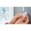Āķis dvieļiem TESA 59785-00000 Iekštelpām Nerūsējošais tērauds Balts