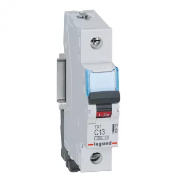 Legrand TX3 LS automātiskais slēdzis C13A 1p 6kA 1M (403433)