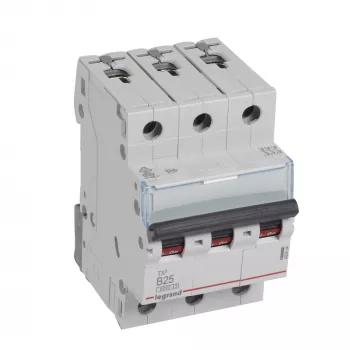 Legrand TX3 automātiskais slēdzis B25A 3p 6kA 3M