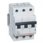Legrand RX3 automātiskais slēdzis 3-polīgs 16A 6kA C raksturlīkne