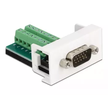 VGA vīrišķais uz spaiļu bloku modulis DeLOCK Easy 45