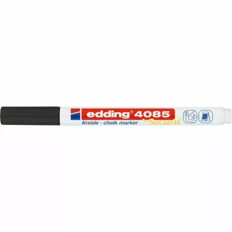 Krīta marķieris Edding 4085 Bullet Black 1 gab.