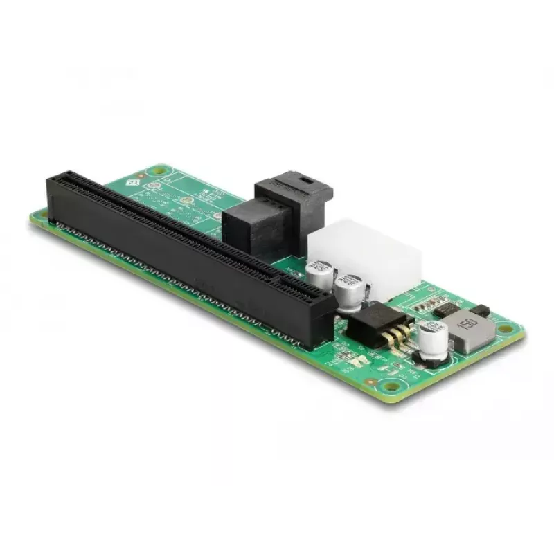 DeLOCK Pārveidotājs 1 x SFF-8643 uz PCIe x16, interfeiss: PCIe, izeja: SFF-8643