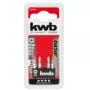 Skrūvgriežu uzgaļu komplekts KWB 128140 — 4 gab., Pozidriv PZ0 un PZ1, 28 mm