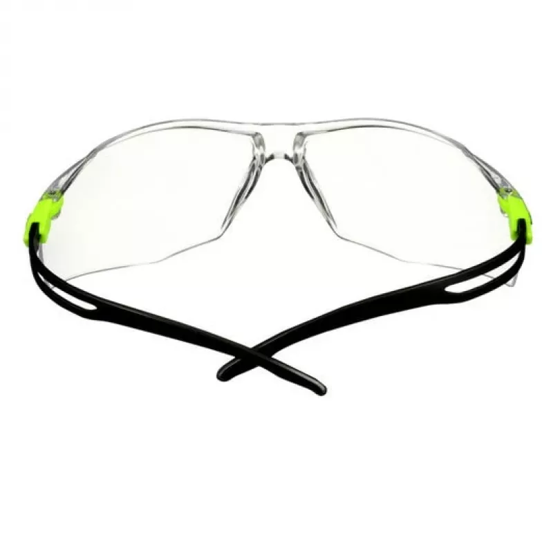 3M SF501SGAF-GRN-EU Aizsargbrilles, polikarbonāts (PC), melnas/zaļas