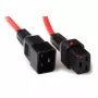 ACT barošanas vads C19 bloķējams C20 sarkans 2 m 16 A 230 V