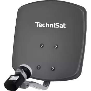 Satelītantena TECHNIVOLT DIGIDISH 33 — alumīnijs, 33 cm, pastiprinājums 30 dBi, pelēka