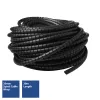 ACT 20 mm spirālveida kabeļu aptinums, 30 m, melns, PVC