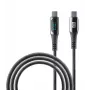 Cellularline Display Cable USB-C kabelis ar iebūvētu LCD displeju