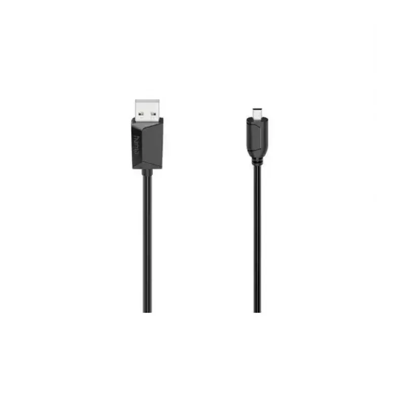 USB kabelis Hama 00074261 1.5m Mini-USB B USB A USB 2.0 Melns